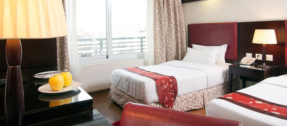 Well-furnished spacious rooms with HDF flooring and city view will provide you with maximum comfort.